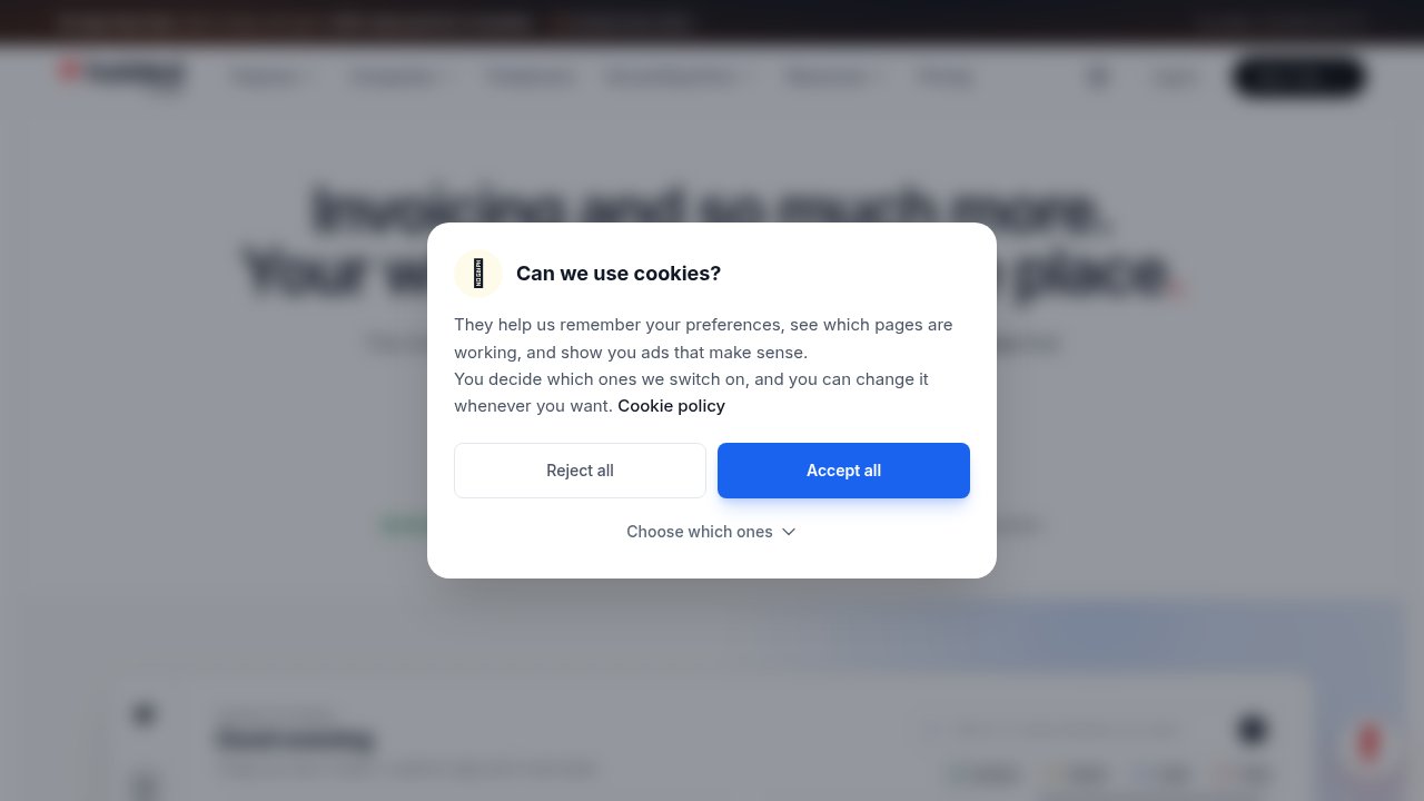 Современный интерфейс облачной ERP Holded