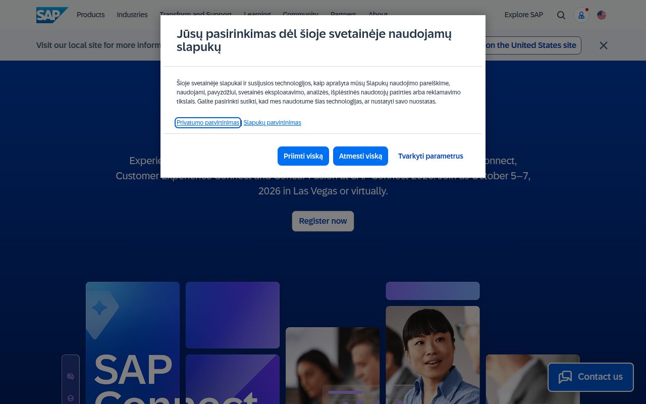 Интерфейс аналитики и дашбордов SAP ERP